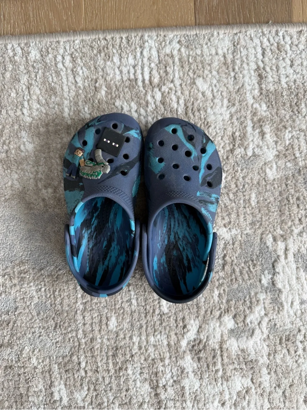CROCS Kids Marble Navy SZ 12